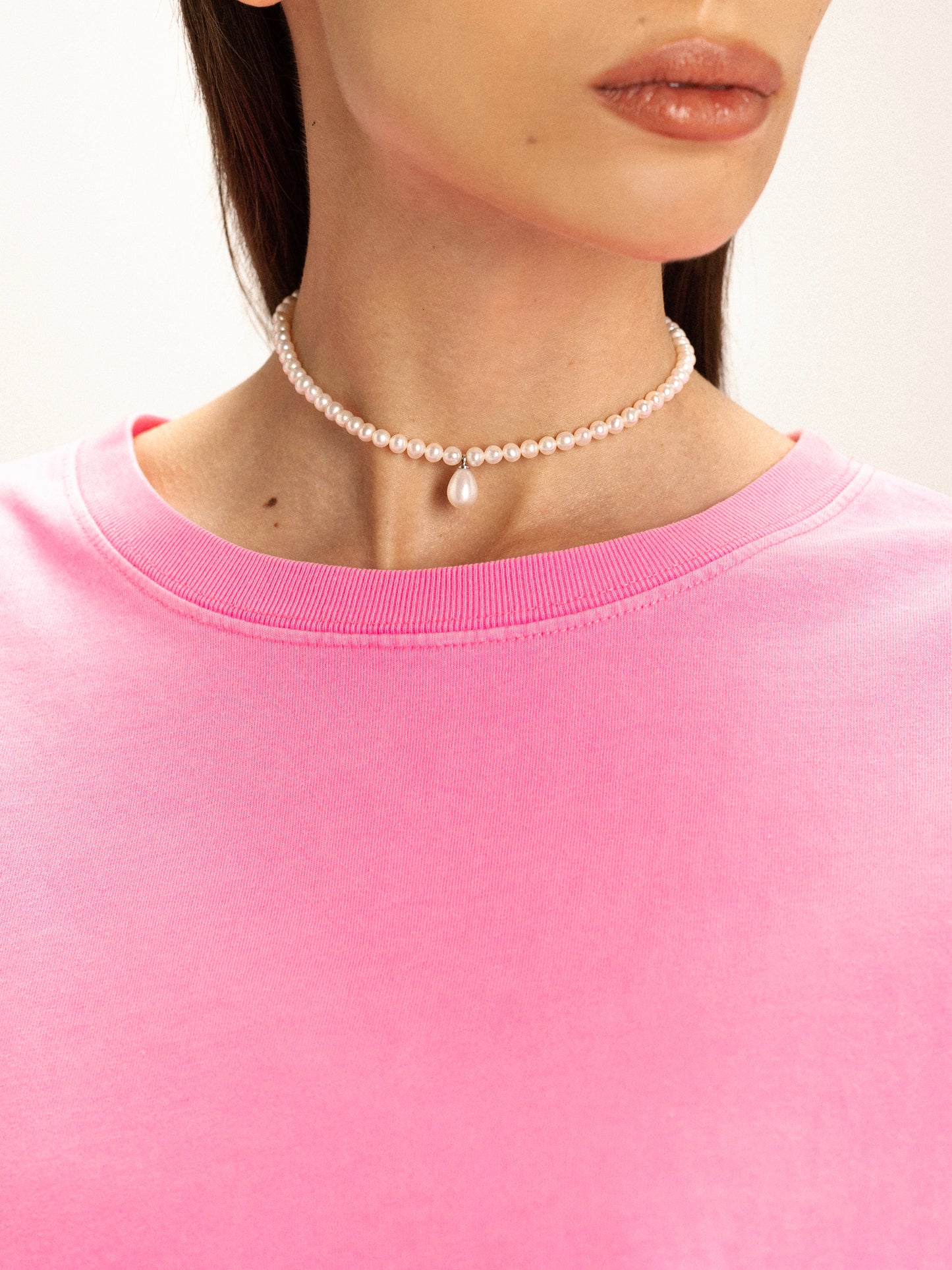 Lulu pearl choker necklace
